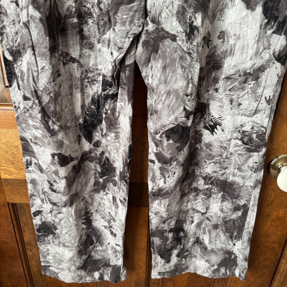 Belle by Kim Gravel Beach Black/Gray/White Pull-On Beach Pants Size 1X - Picture 10 of 11